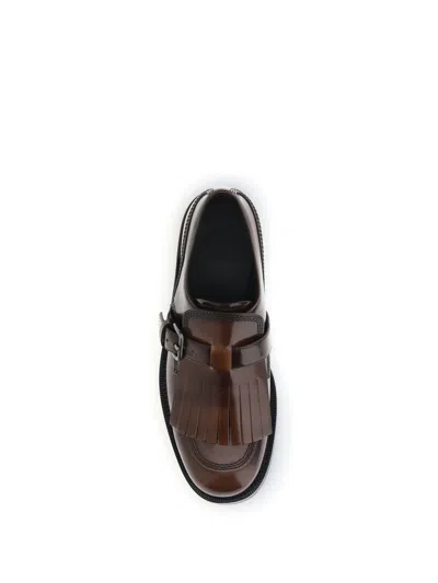 Church's Piper Leather Monk Shoes In Brown
