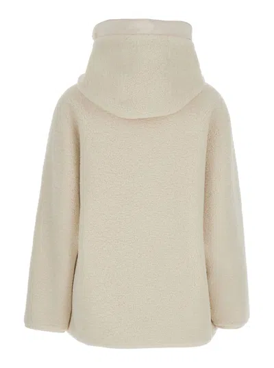 Pinko Caban Capers White Swan In Neutral