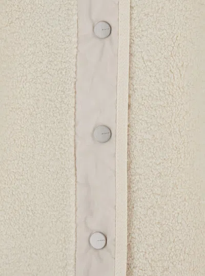 Pinko Caban Capers White Swan In Neutral