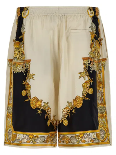 Versace Coral Theatre Shorts In Multi