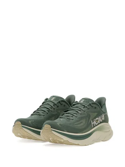 Hoka M Bondi 9 Synthetic Fabric Sneakers In Green
