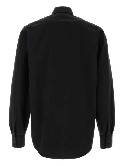 Alexander Mcqueen T-bar Harness Overshirt In Black