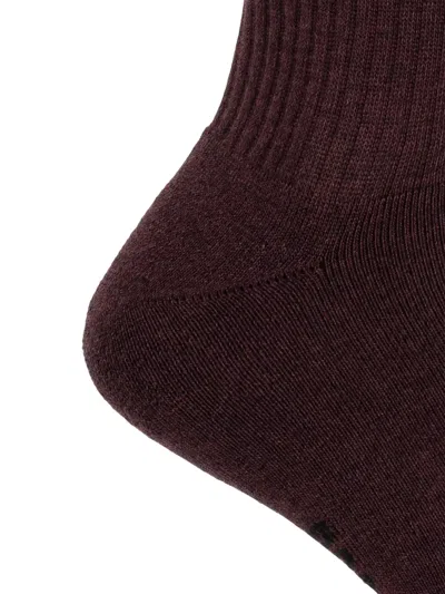 Dsquared2 Logo-detail Socks In Brown