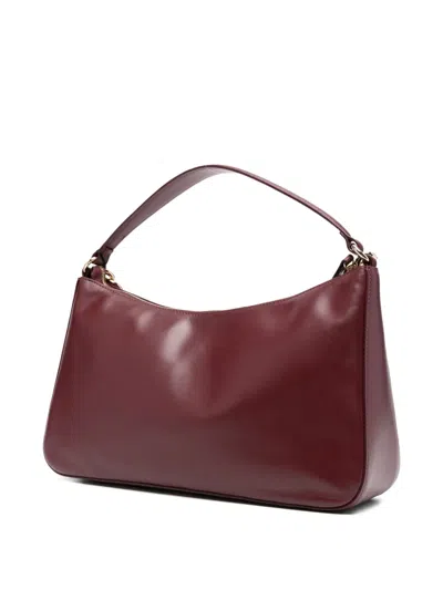 Twinset Twin-set Structured Crossbody Bag With Chain Strap In Red