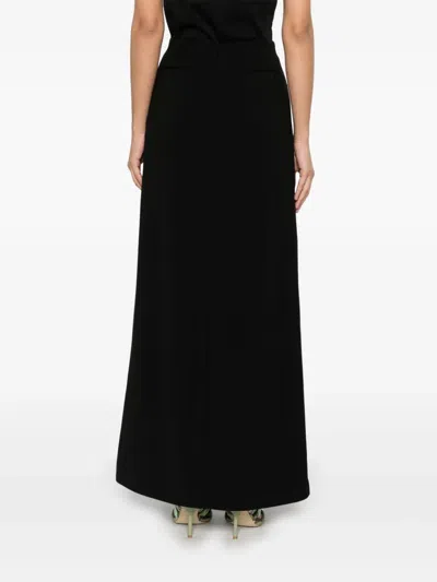 Fendi Gonna In Cady Stretch Nero  Donna In Black