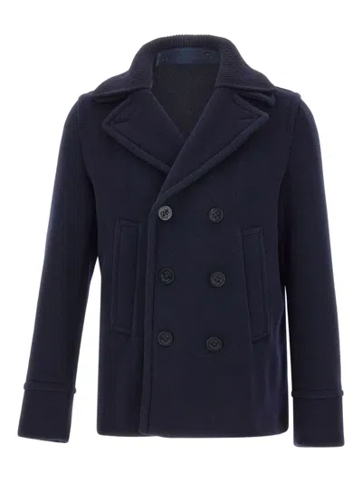 Paul & Shark Wool And Cashmere Jacket In Blue
