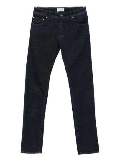 Jacob Cohen Belt Loop Jeans In Blue