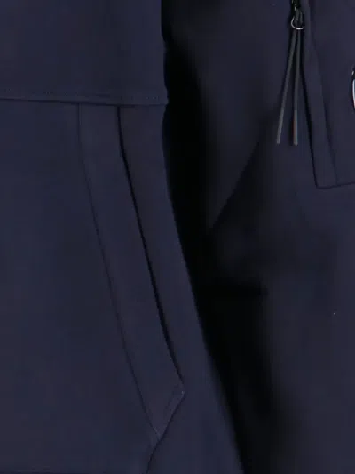 C.p. Company Cotton Hoodie In Blue