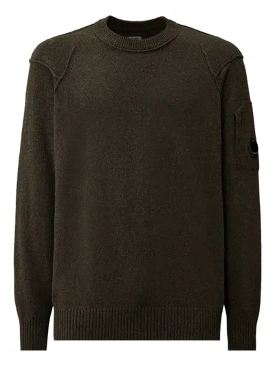 C.p. Company C.p.company Knitwear Crew Neck In Brown