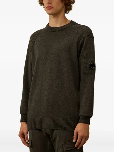 C.p. Company C.p.company Knitwear Crew Neck In Brown