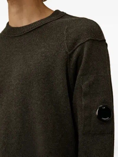 C.p. Company C.p.company Knitwear Crew Neck In Brown