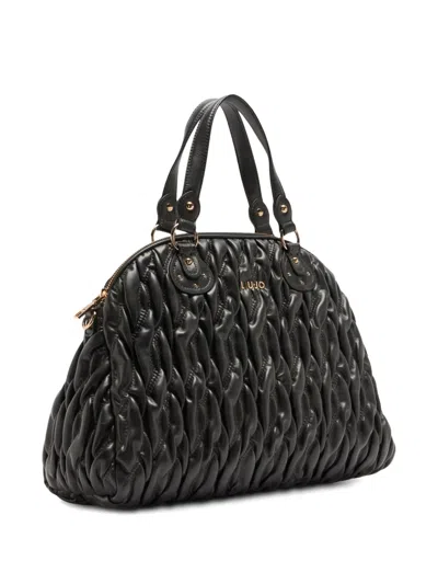 Liu •jo Medium Handbag With Two Handles And Strap In Black