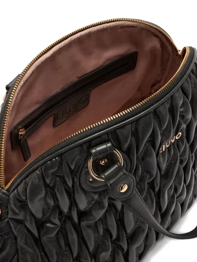 Liu •jo Medium Handbag With Two Handles And Strap In Black