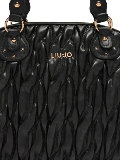 Liu •jo Medium Handbag With Two Handles And Strap In Black