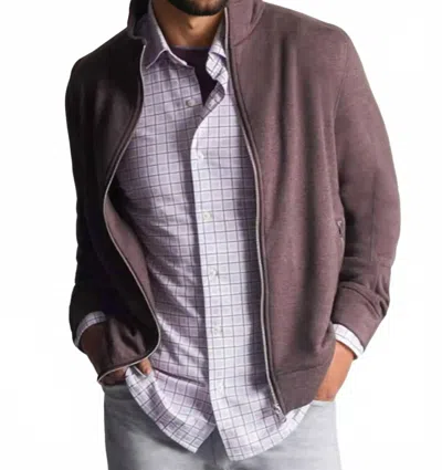 Buki Breckenridge Full-zip Sweatshirt In Espresso In Pink