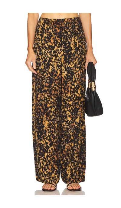 Ulla Johnson Pax Mid Rise Pants Savannah In Black