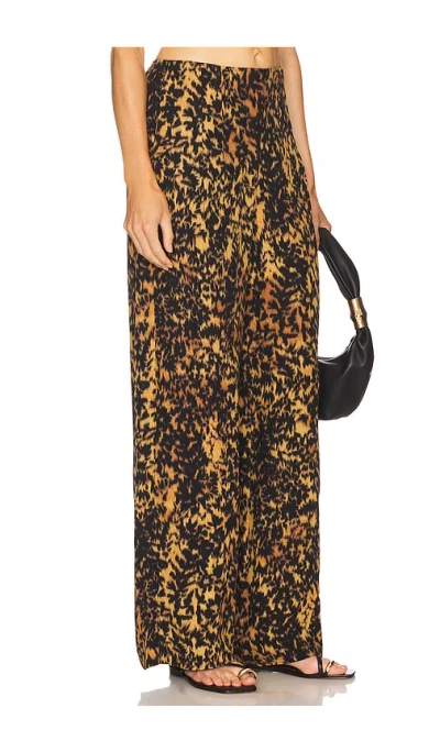 Ulla Johnson Pax Mid Rise Pants Savannah In Black