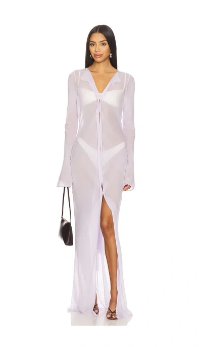 Eaves Rina Maxi Dress In White