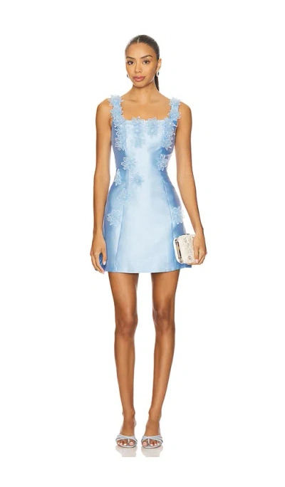 Elliatt Elder Mini Dress In Blue