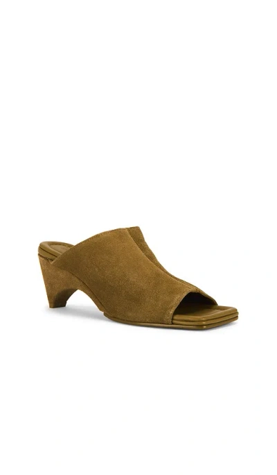 St Agni Suede Arc Wedge In Brown