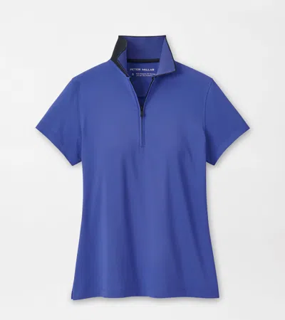 Peter Millar Keswick Zip Neck Short-sleeve Polo