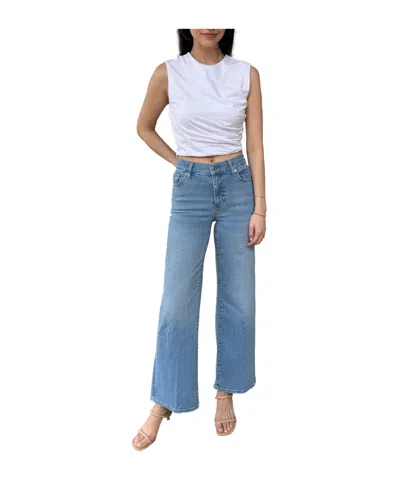 Frame Jeans With Belt Loops In Blue
