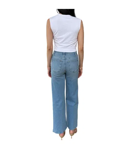 Frame Jeans With Belt Loops In Blue