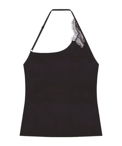 Courrèges Courreges Viscose-elastane Tank Top In Black