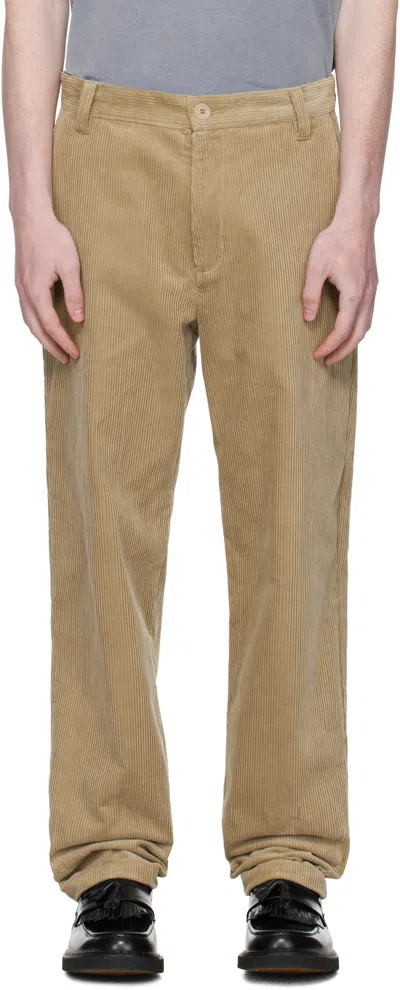 Apc Belt Loops Slacks In Brown