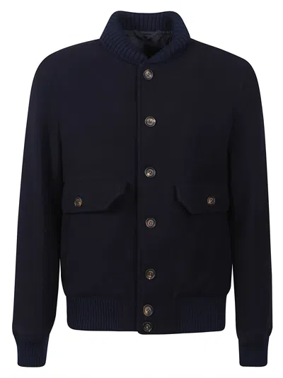 Eleventy Jacket With Pockets In Black
