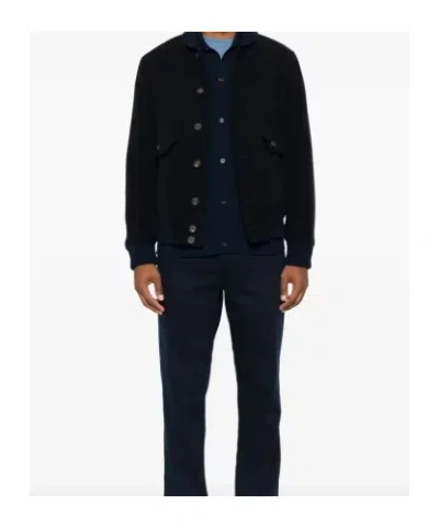 Eleventy Jacket With Pockets In Black