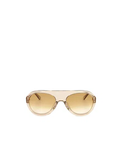 Marni Geometric Sunglasses In Brown