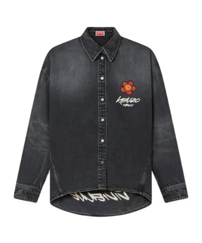 Kenzo X Futura 2000 Embroidery In Black