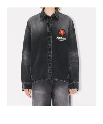 Kenzo X Futura 2000 Embroidery In Black