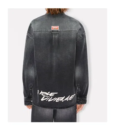 Kenzo X Futura 2000 Embroidery In Black