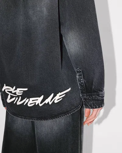 Kenzo X Futura 2000 Embroidery In Black