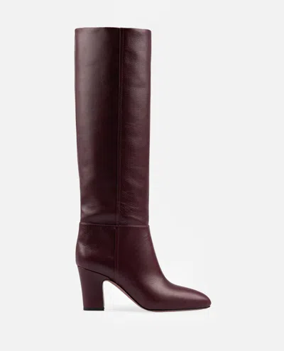 Paris Texas Lavinia Boot 75 High Heels Boots In Bordeaux Leather In Burgundy