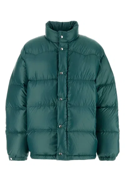 Prada Piumino In Re-nylon Ottanio  Uomo In Green