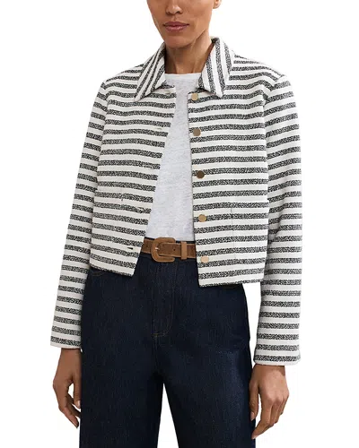 Phase Eight Neave Striped Jacket In Multi