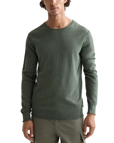 Scotch & Soda Neps Regular Fit Sweater In Green