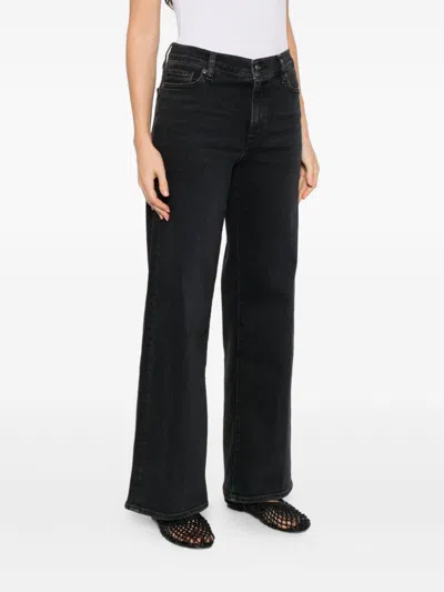 Frame High-waisted Jeans In Black