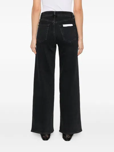 Frame High-waisted Jeans In Black