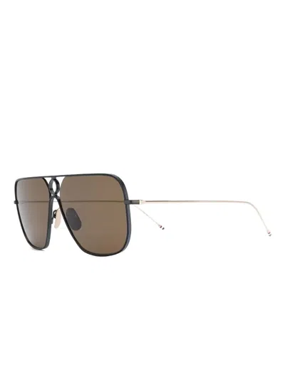 Thom Browne Square-frame Sunglasses In Black