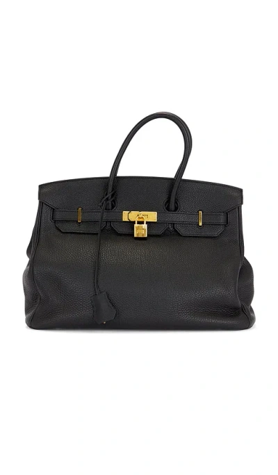Fwrd Renew Hermes Togo Birkin 35 Handbag In Black