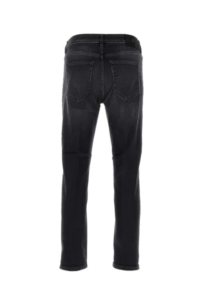 Pt Torino Jeans Denim Stretch Belt Loops In Black