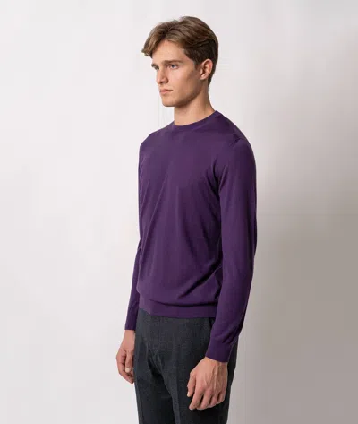 Larusmiani Sweater Pullman Sweater In Purple