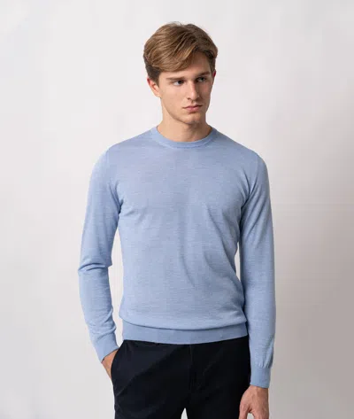 Larusmiani Sweater Pullman Sweater In Blue