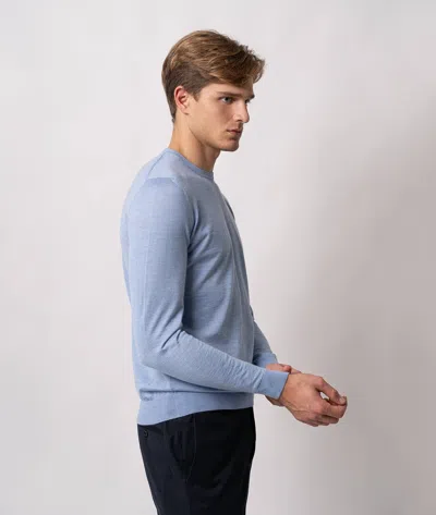 Larusmiani Sweater Pullman Sweater In Blue