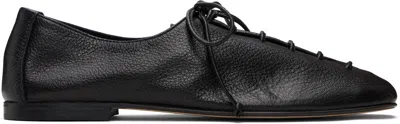 Hereu Black Plegada Supple Shiny Derbys In Black
