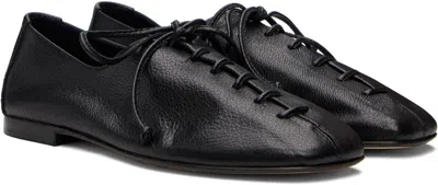 Hereu Black Plegada Supple Shiny Derbys In Black